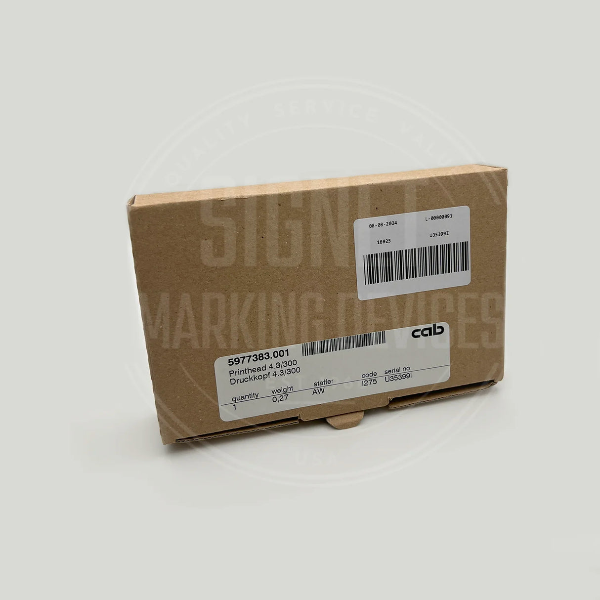 CAB Squix 4.3 5977383.001 300dpi Printhead