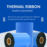 110mm x 300M / (4.33" x 984') Thermal Transfer Ribbon - Black - 24/Case